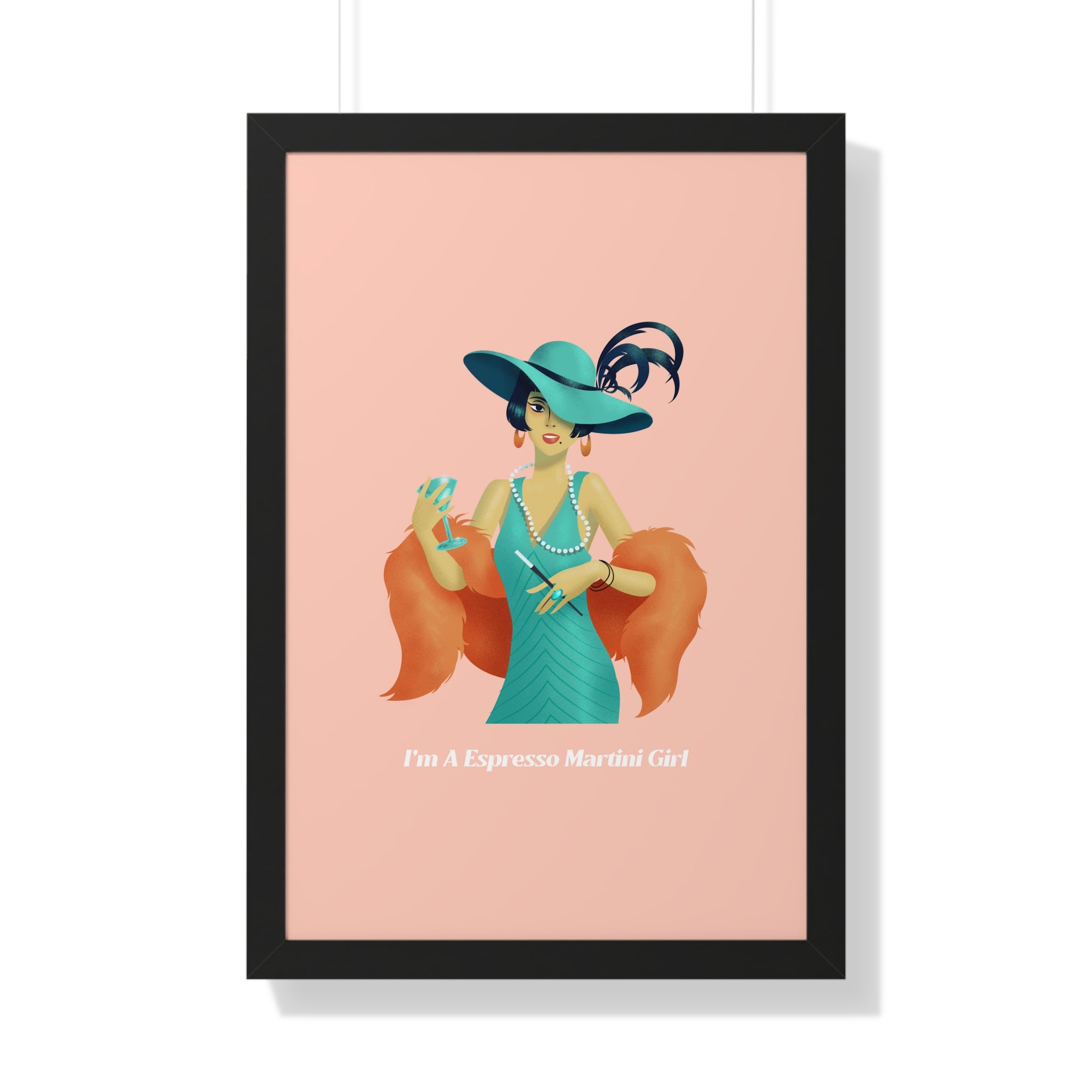 "I'm An Espresso Martini Girl" Espresso Martini Wall Art - Espresso Martini Art - Espresso Martini Clip Art