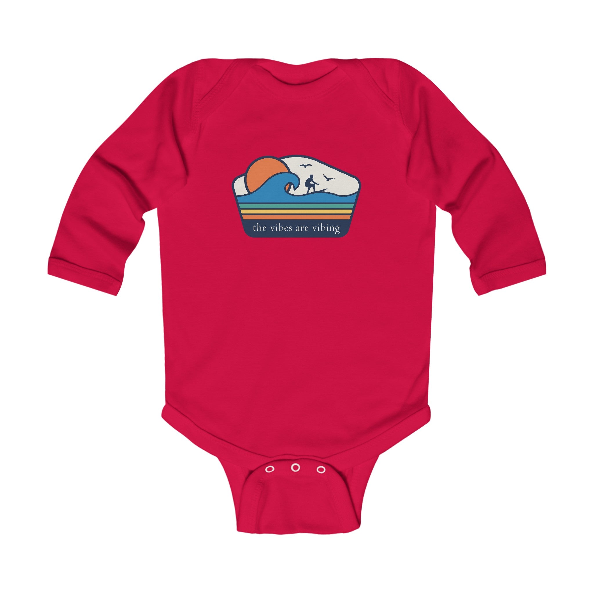 "Surfing Vibes Are Vibing" - Baby Onesies