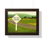 "Golf Cart Crossing" - Golf Wall Art
