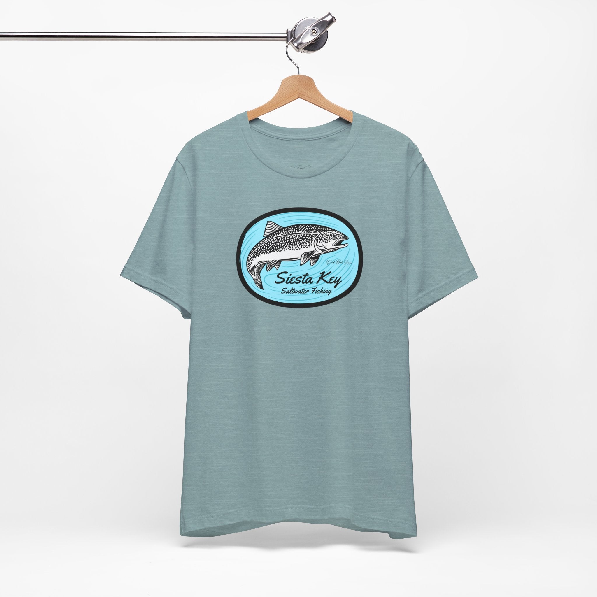 "Siesta Key, Florida Fishing" - Fishing T Shirts
