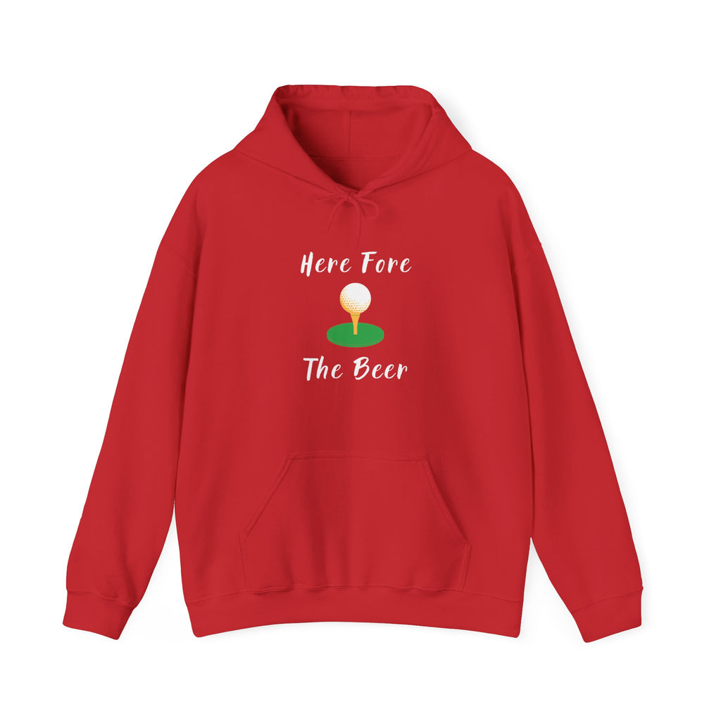 "Here Fore The Beer" - Golf Hoodie