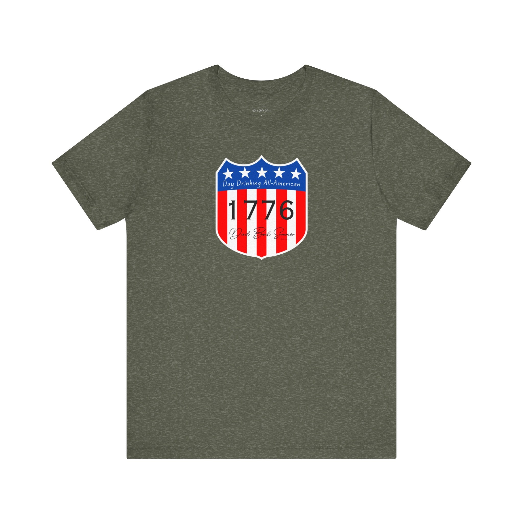 "Day Drinking All-American" Americana Men's Shirt, Americana Women's Shirt