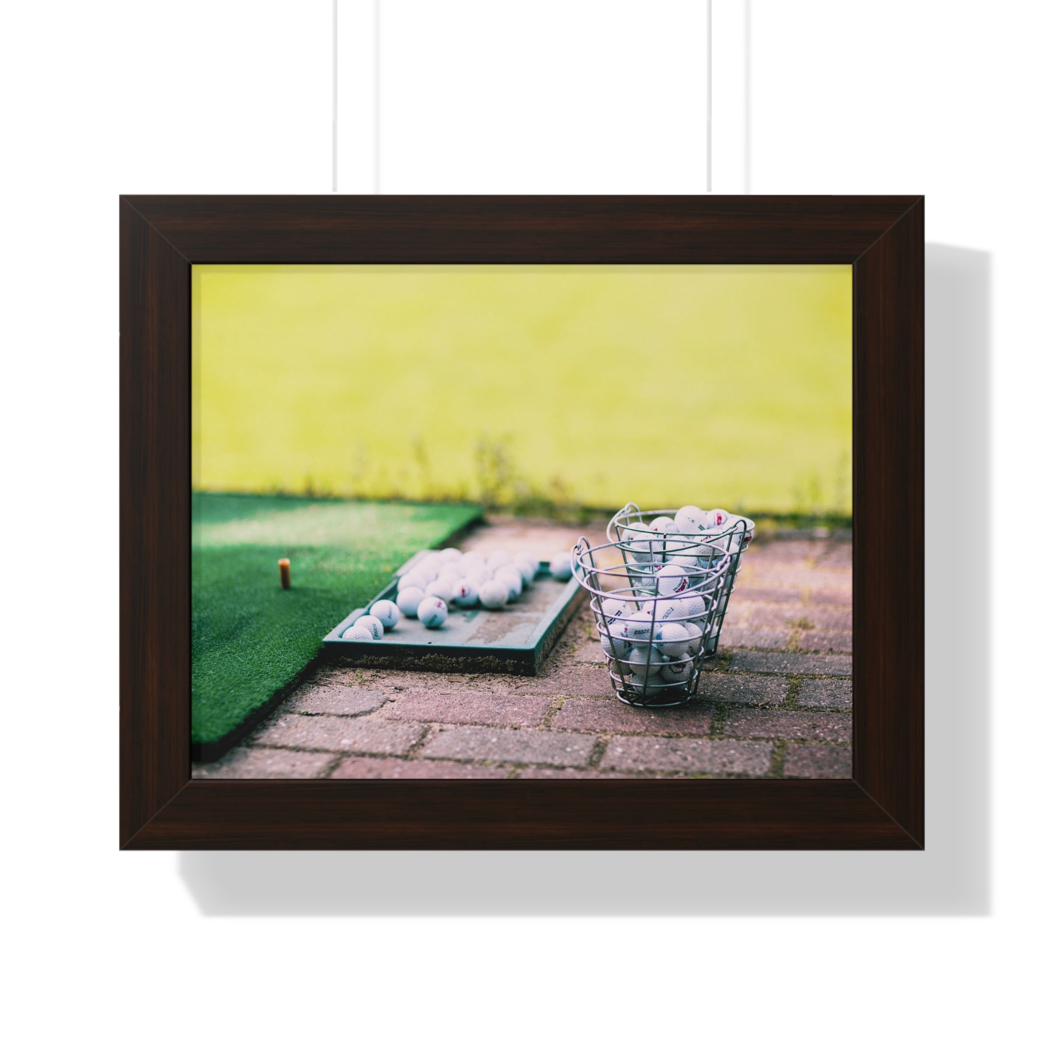 "A Day At The Driving Range" - Golf Wall Art