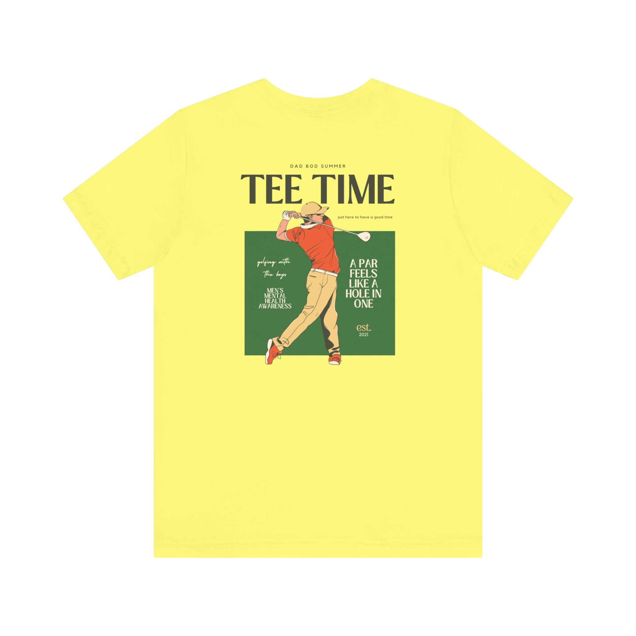 Dad Bod Summer, 1990's Tee Time Shirt | Golf T Shirt