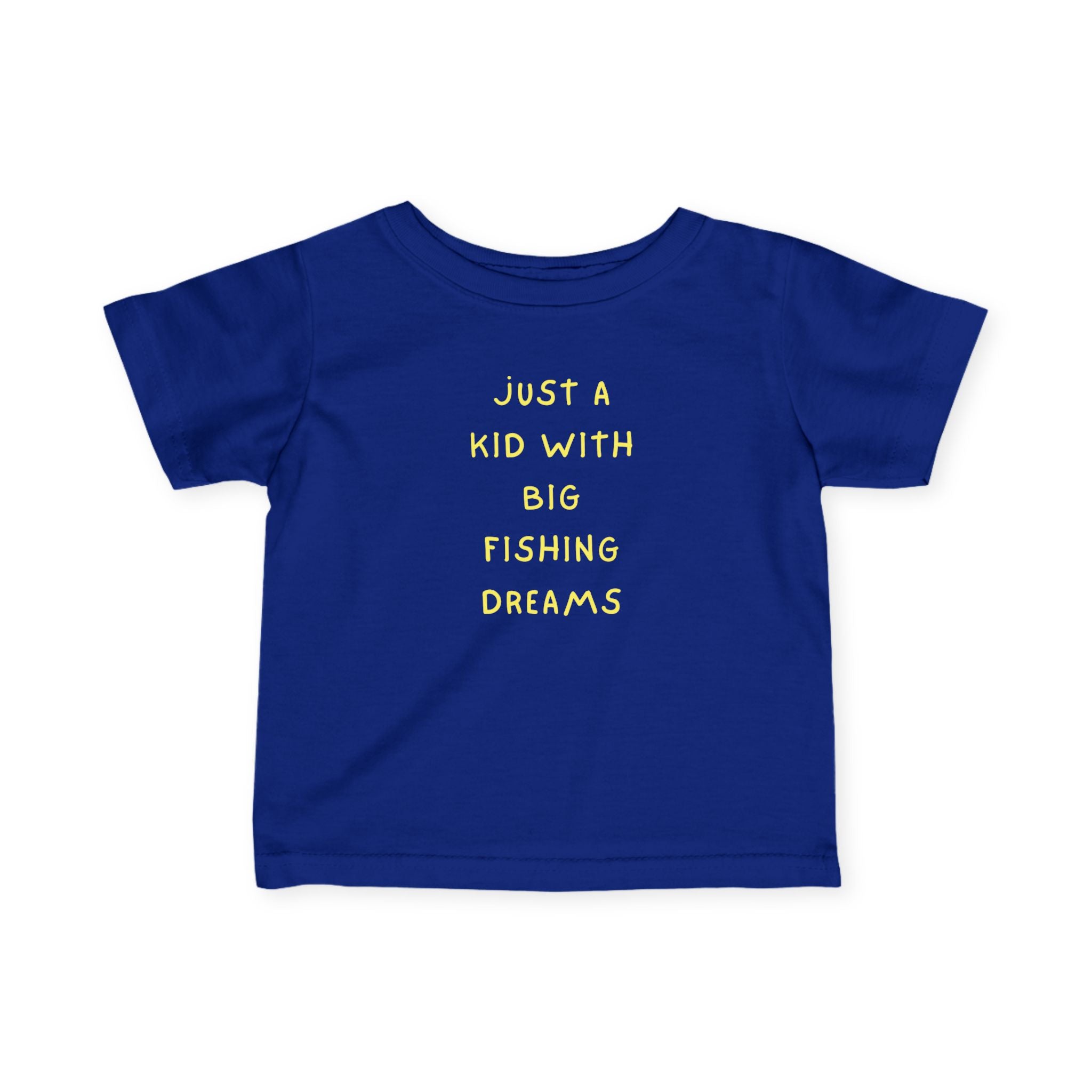 Just A Kid With Fishing Dreams | Baby Fishing Shirts