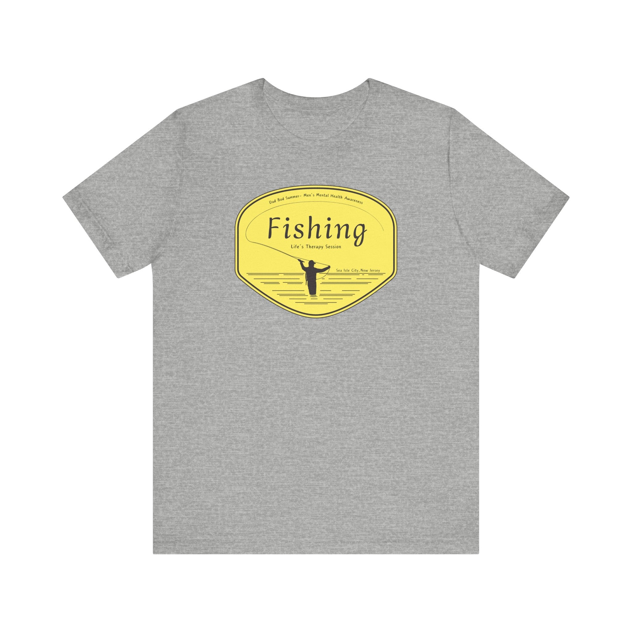 "A Therapy Session On The Water" - Fishing T Shirts