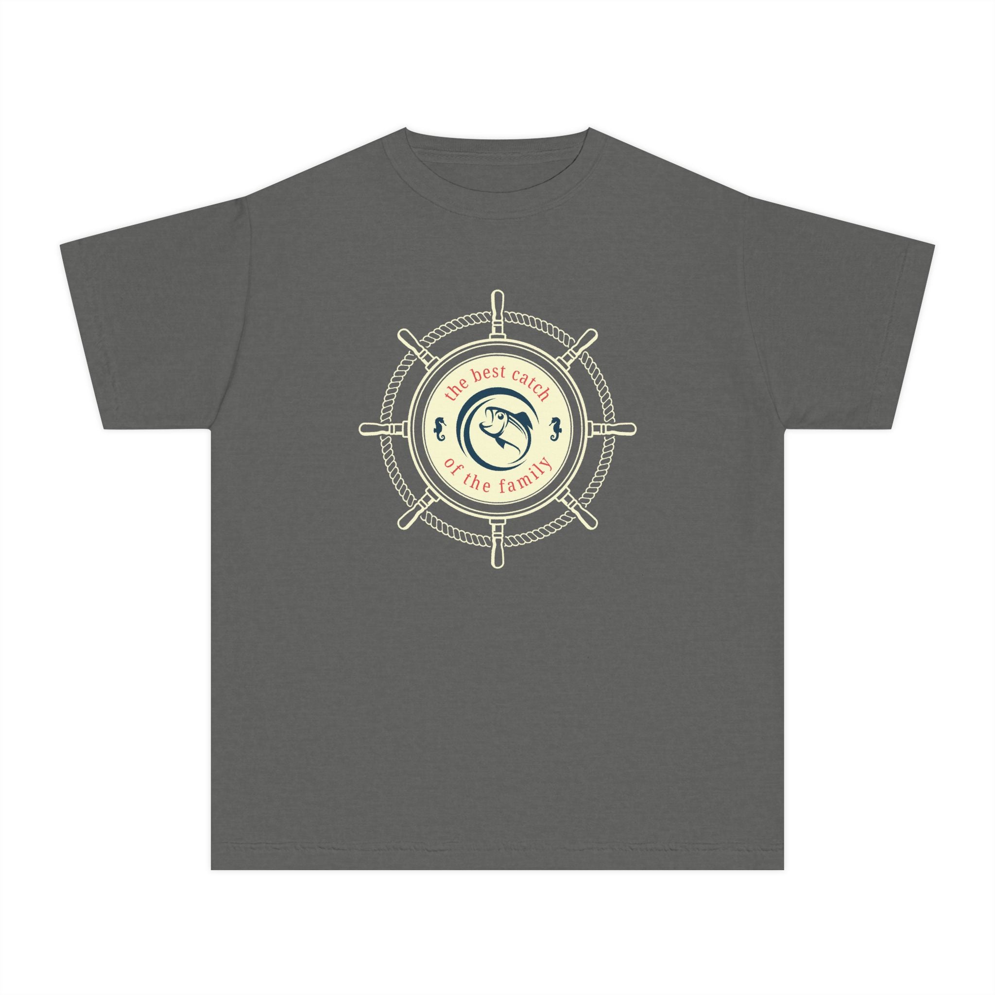 The Best Catch Of The Family | Kids Fishing Shirt