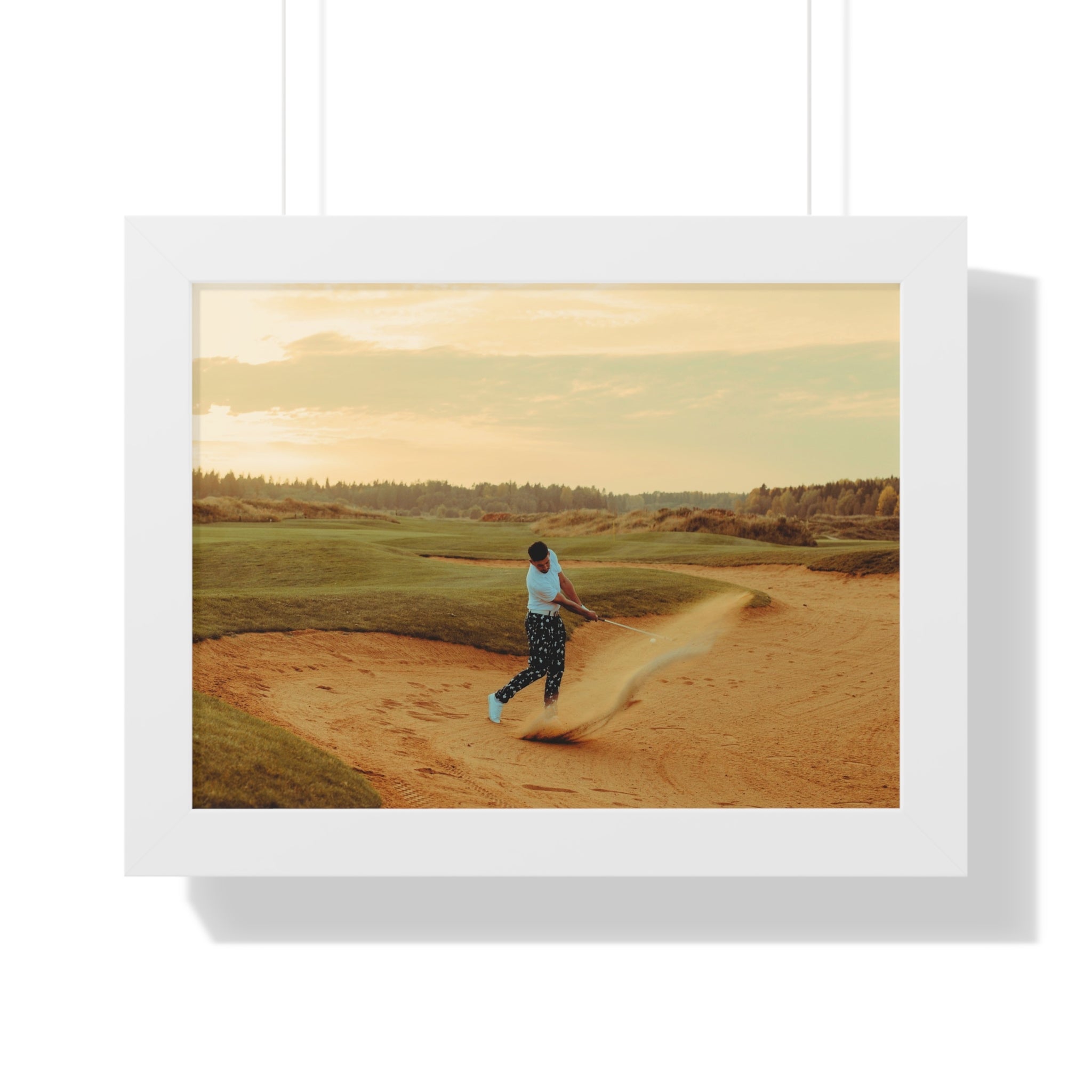 "A Beautiful Bunker Shot" - Golf Wall Art