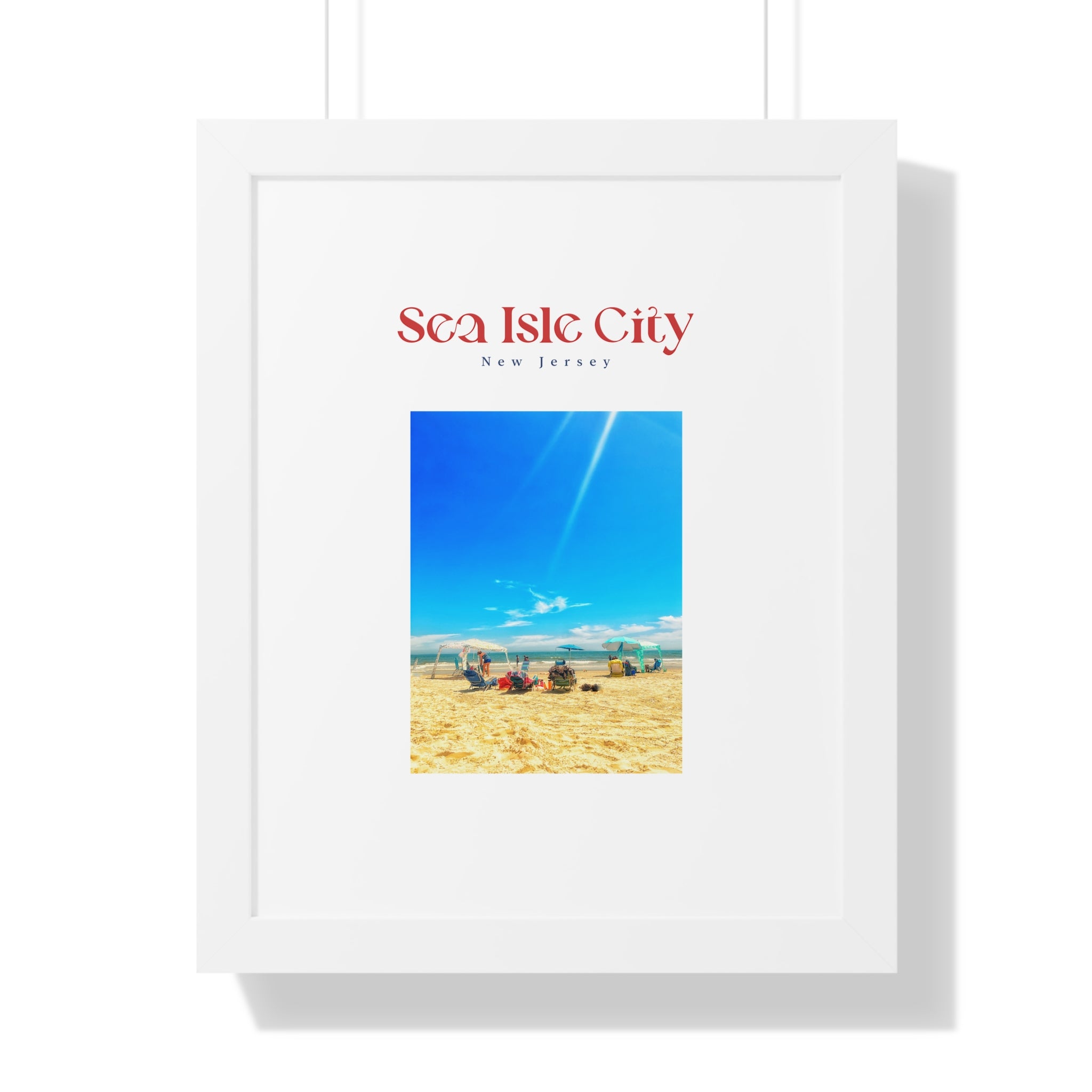 45th Street Beach - Sea Isle City Wall Art - Beach House Wall Art - Sea Isle City