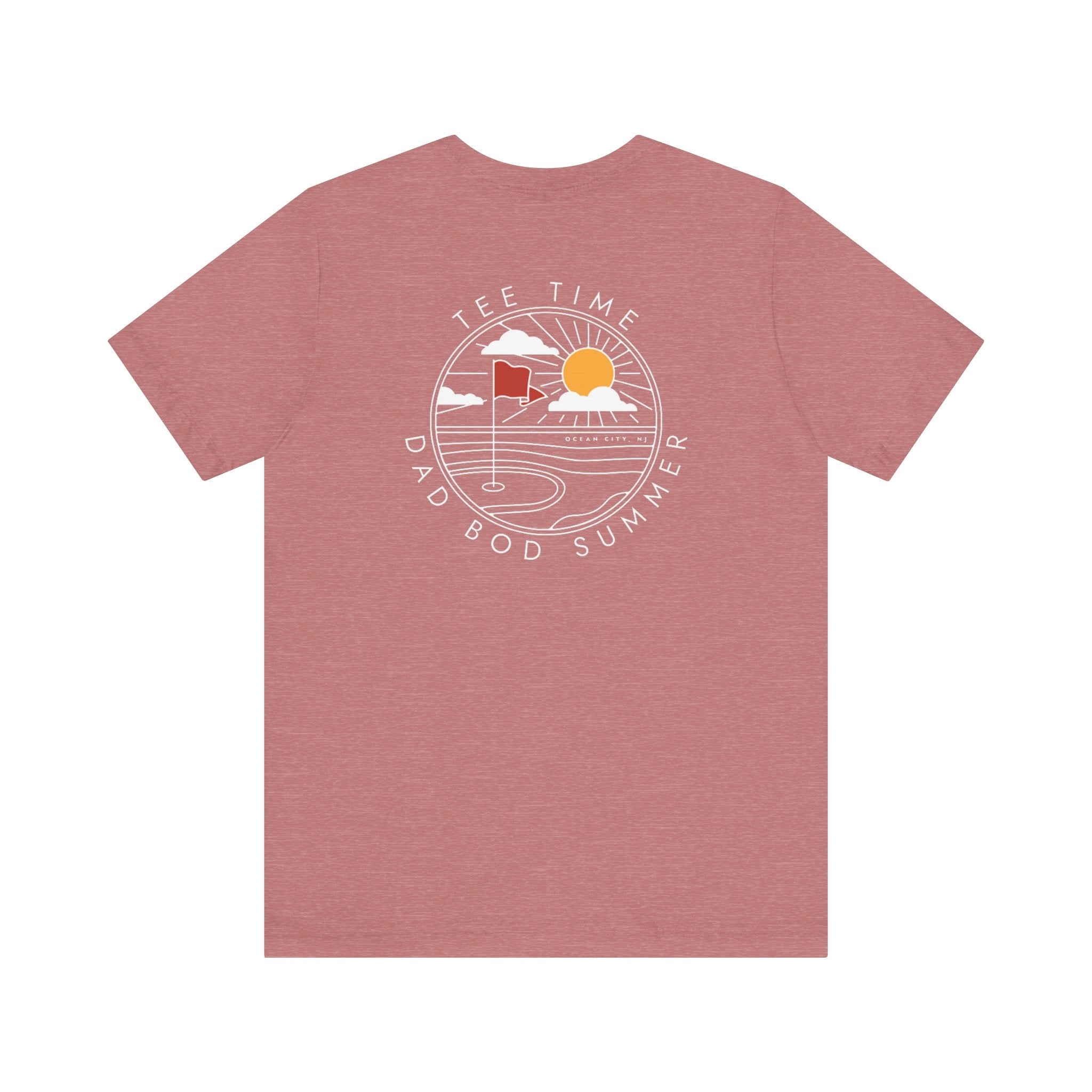 "Ocean City, New Jersey Tee Time" - Golf T Shirts