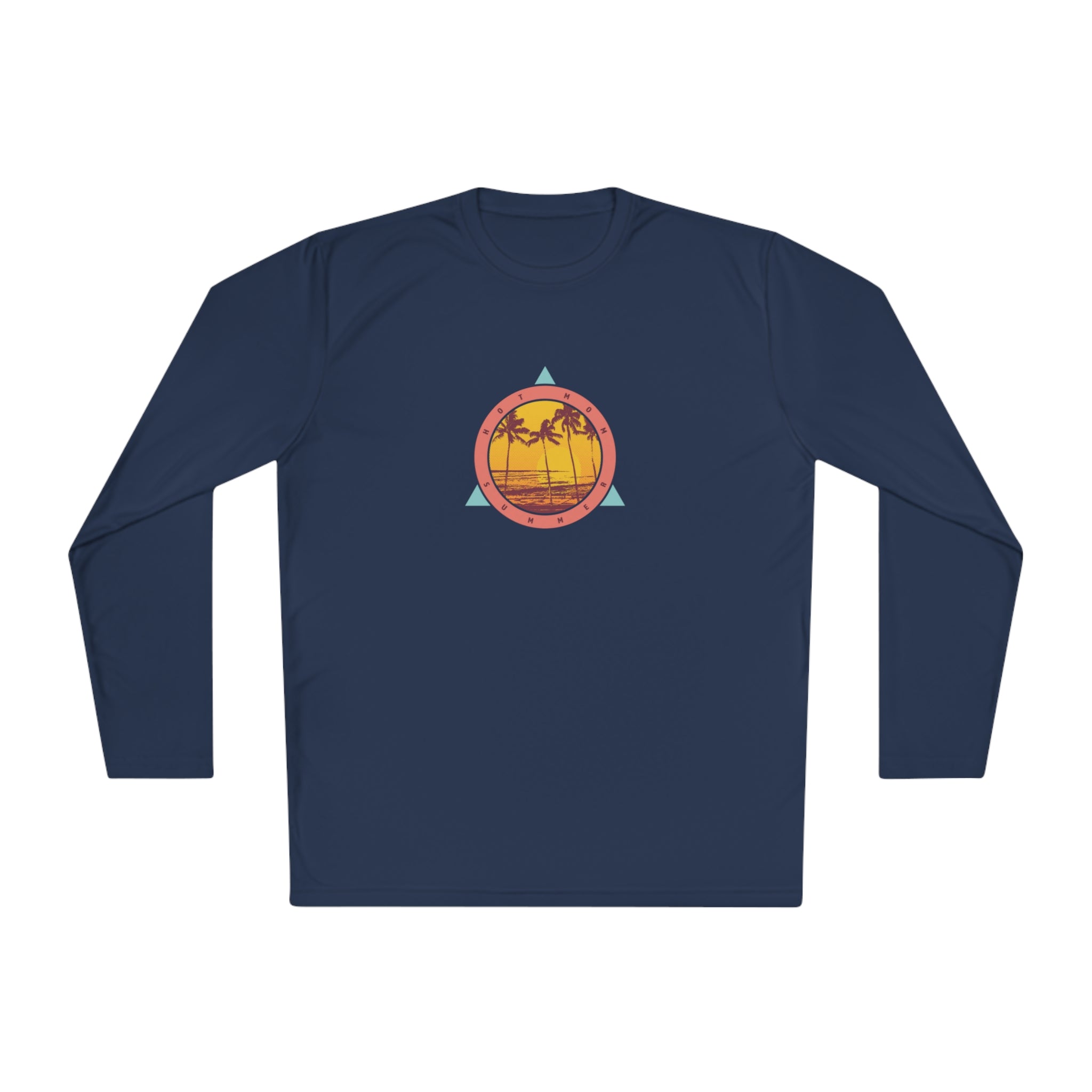 "Hot Mom Summer" Lightweight Long Sleeve Tee - Dad Bod Summer