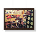 "Golf Clubs At A Record Store" - Golf Wall Art