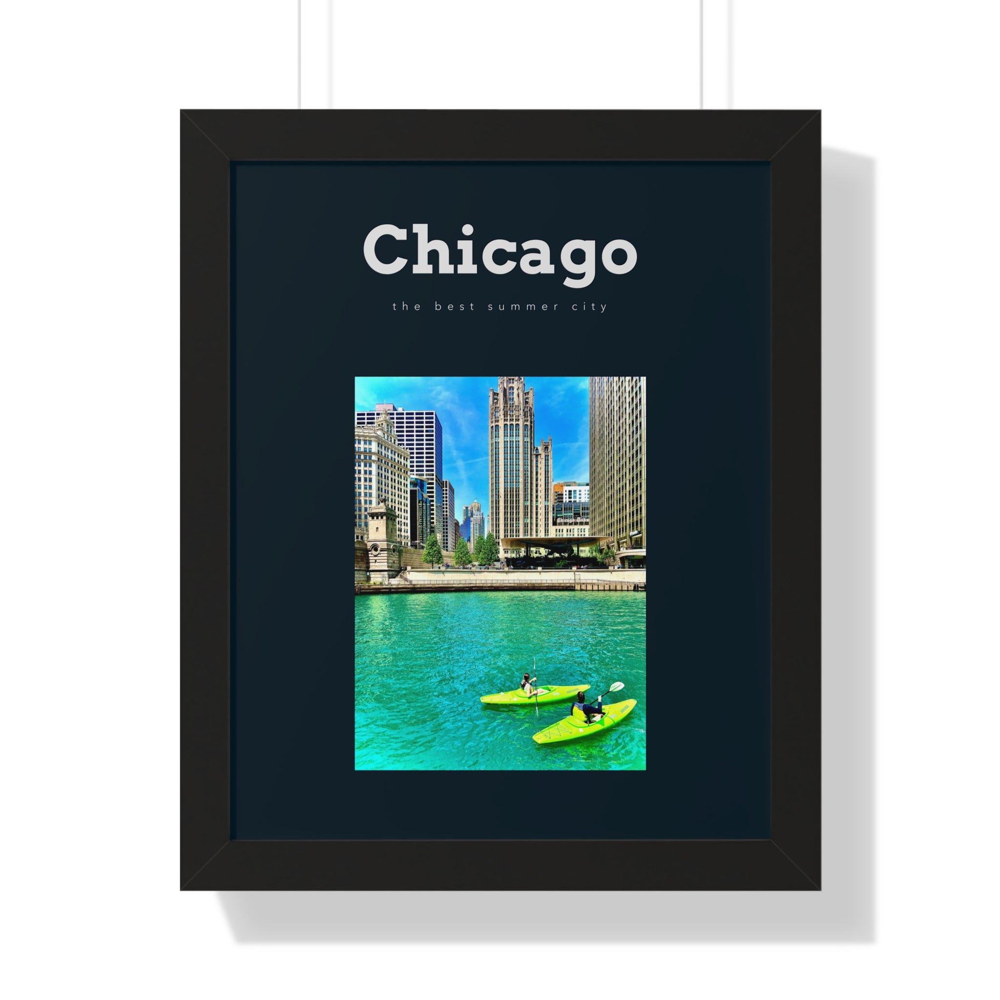 Chicago "The Best Summer City" - Chicago Wall Art - Chicago CIty Wall Art
