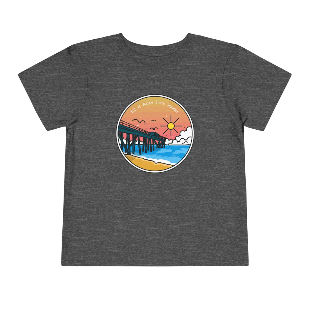 Toddler "Jersey Shore Summer" Short Sleeve Tee - Dad Bod Summer