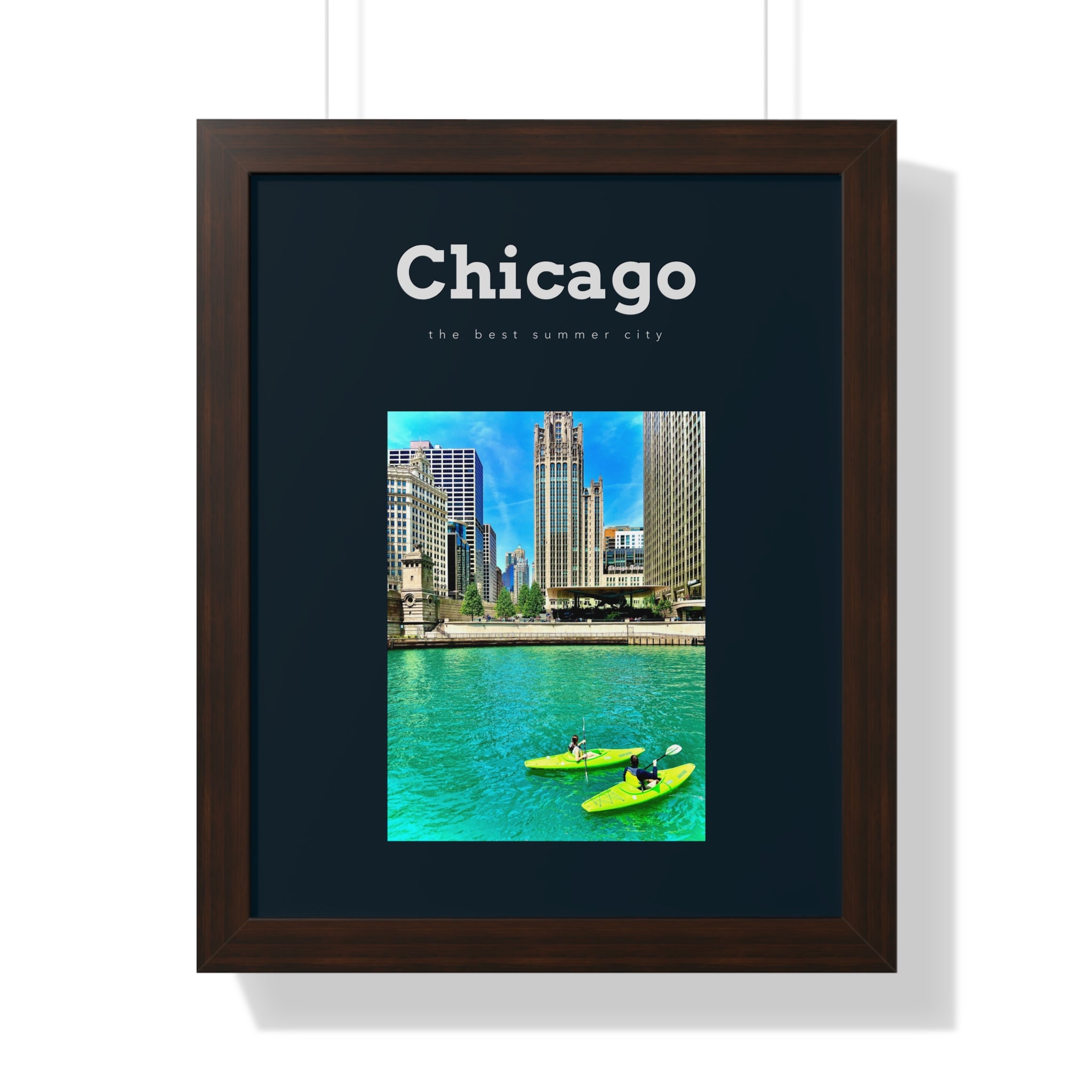 Chicago "The Best Summer City" - Chicago Wall Art - Chicago CIty Wall Art