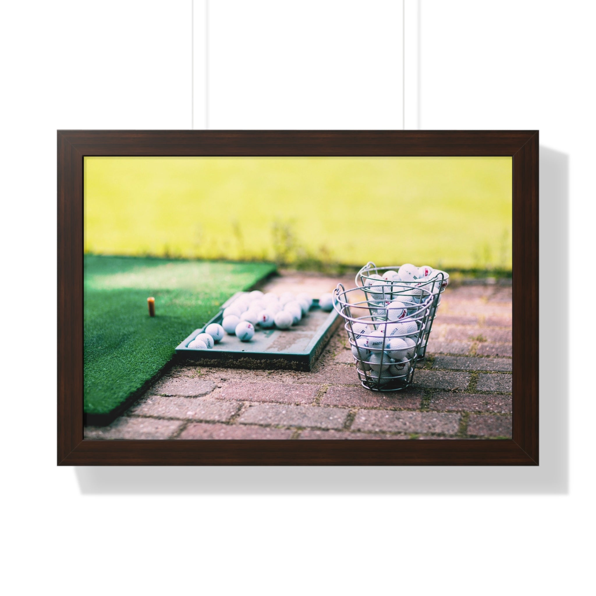"A Day At The Driving Range" - Golf Wall Art