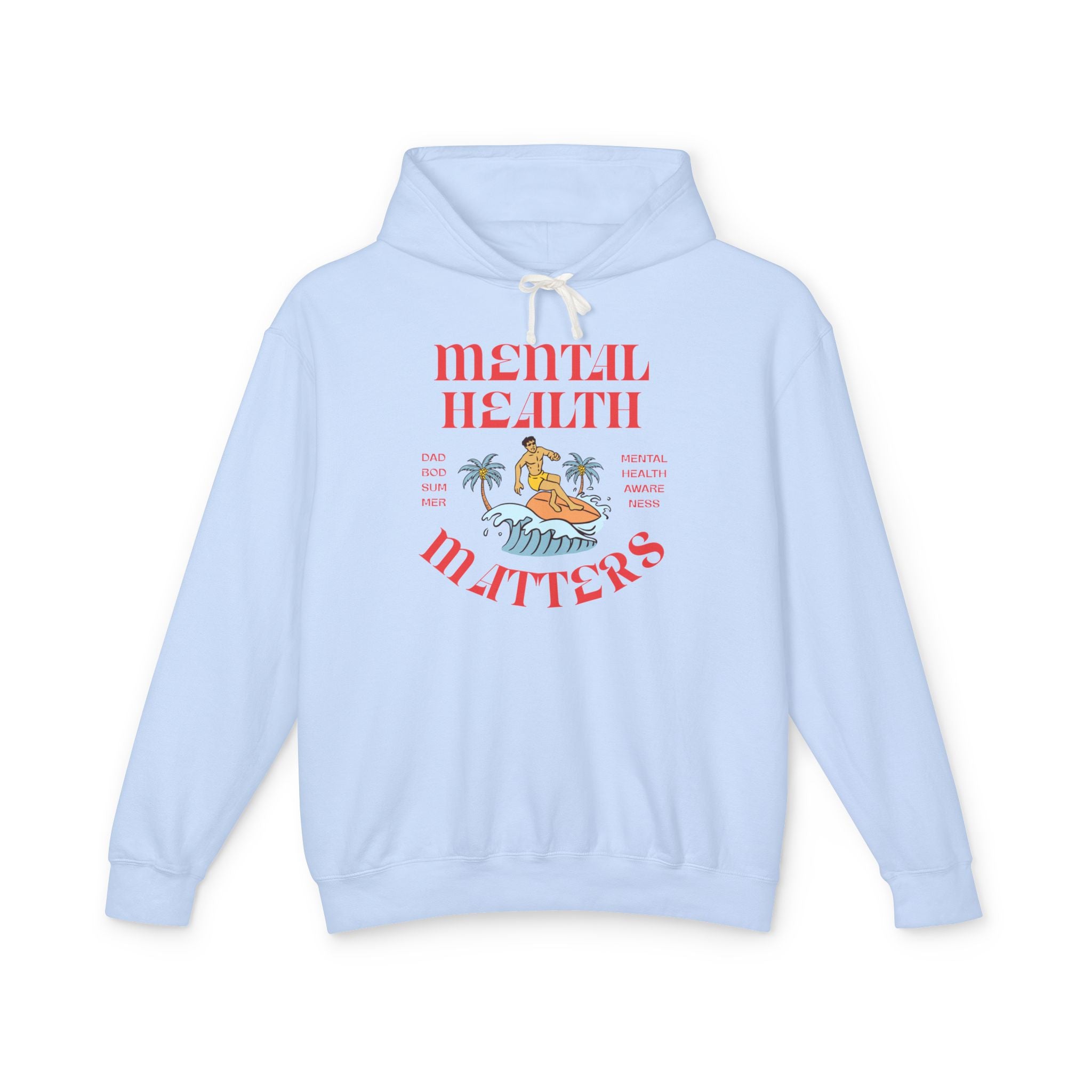 Mental Health Matters Sweatshirt, Surfing Theme | Mental Health Sweatshirt