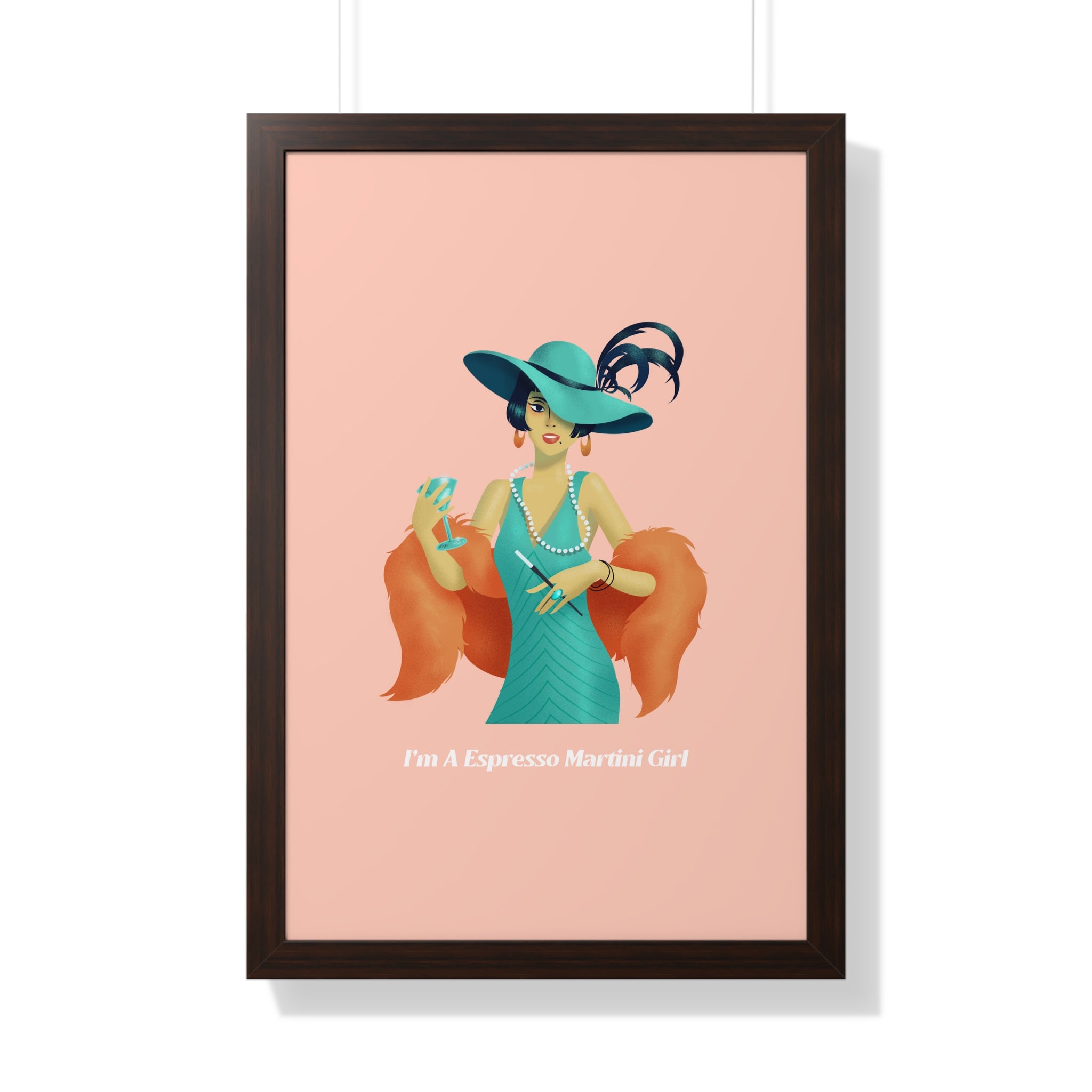 "I'm An Espresso Martini Girl" Espresso Martini Wall Art - Espresso Martini Art - Espresso Martini Clip Art