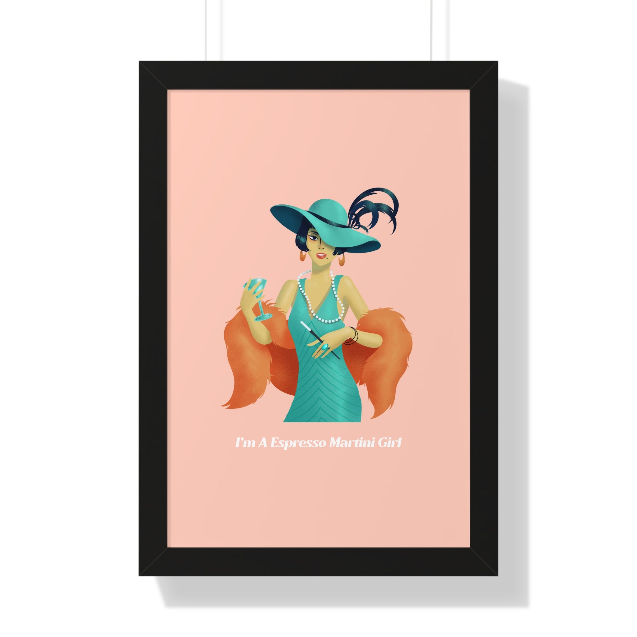 "I'm An Espresso Martini Girl" Espresso Martini Wall Art - Espresso Martini Art - Espresso Martini Clip Art