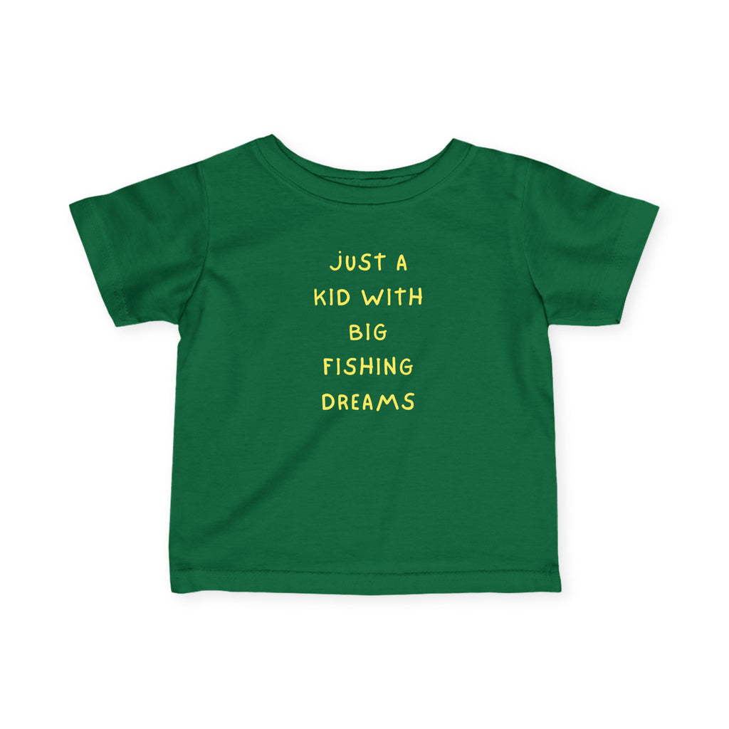 Just A Kid With Fishing Dreams | Baby Fishing Shirts