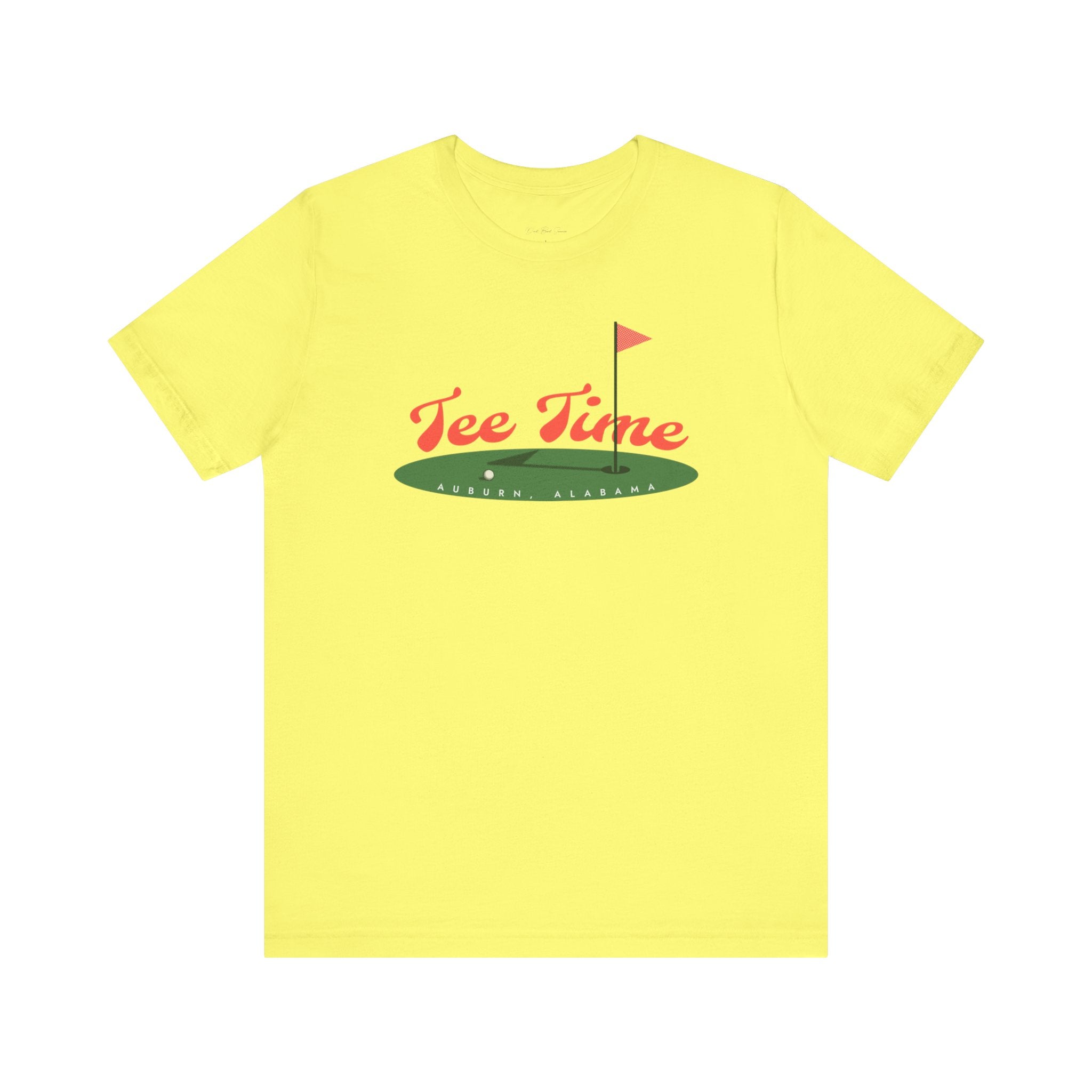 "Auburn, Alabama Golf Tee Time" - Golf T Shirt