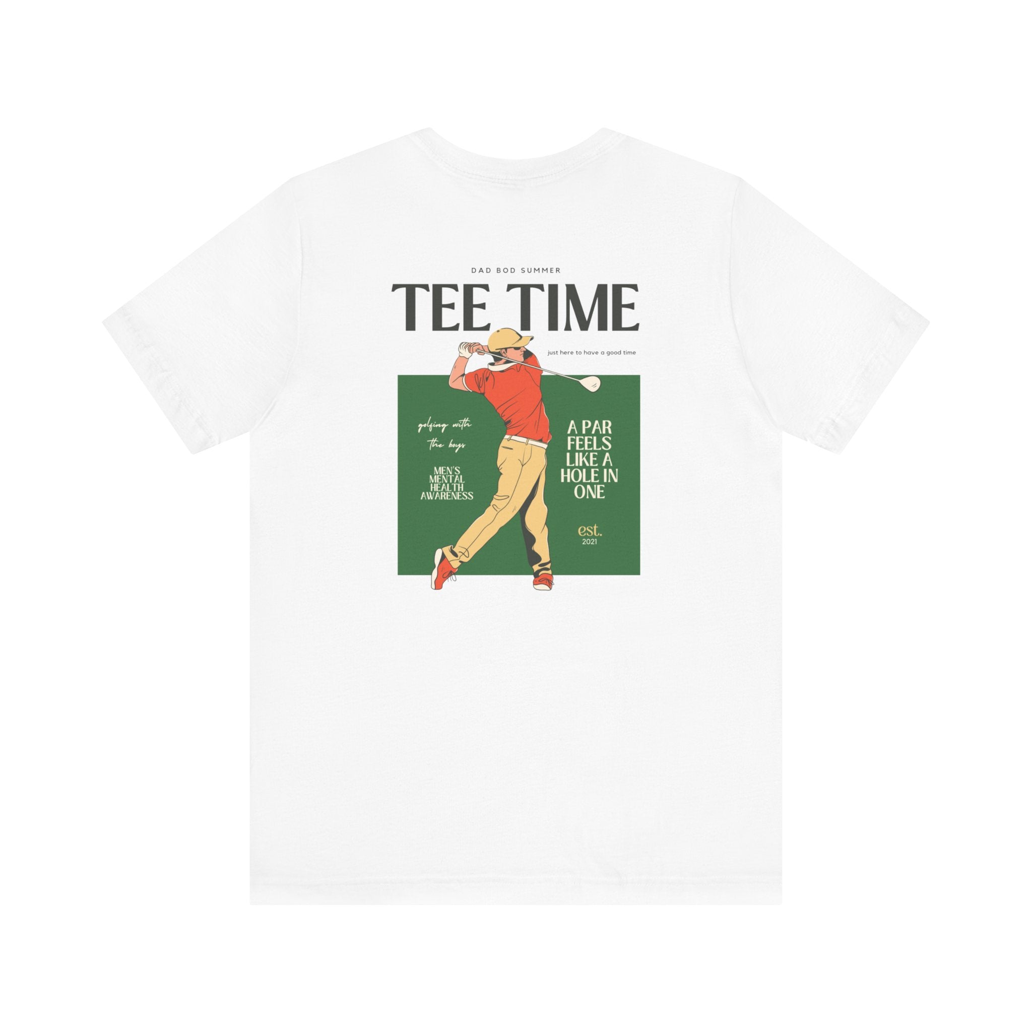 Dad Bod Summer, 1990's Tee Time Shirt | Golf T Shirt
