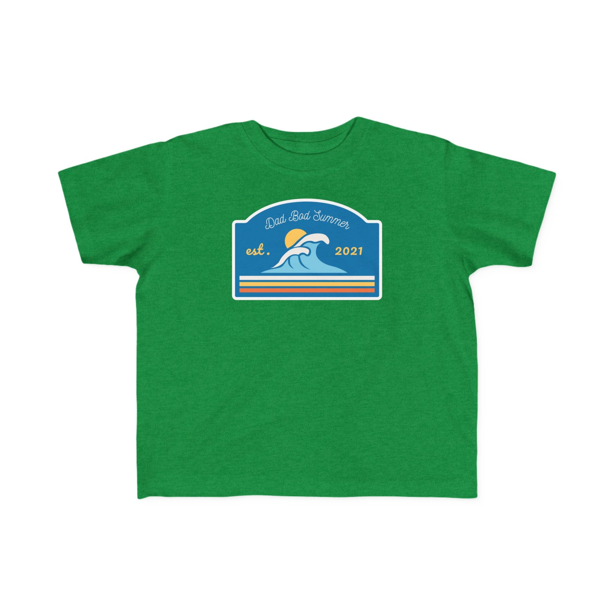 "Dad Bod Summer Ocean Waves" - Toddler Beach Shirts