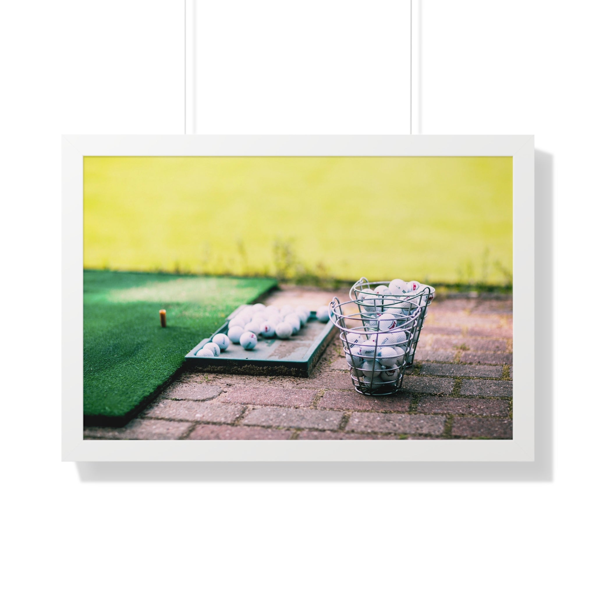 "A Day At The Driving Range" - Golf Wall Art