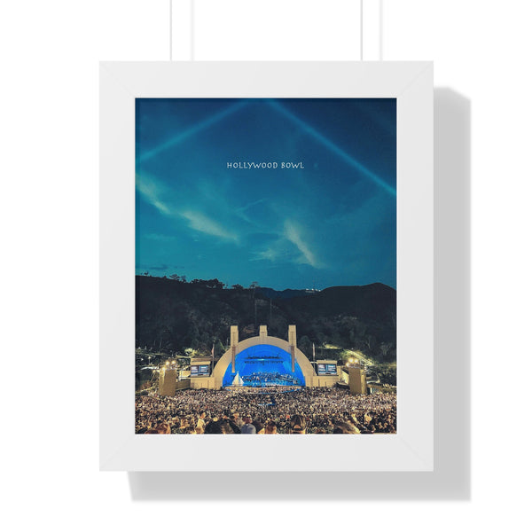 Hollywood Bowl, California Wall Art Framed- Los Angeles, CA, Hollywood Hills, Downtown LA, Southern California - Dad Bod Summer