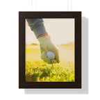 "First Shot Of The Day" - Golf Wall Art