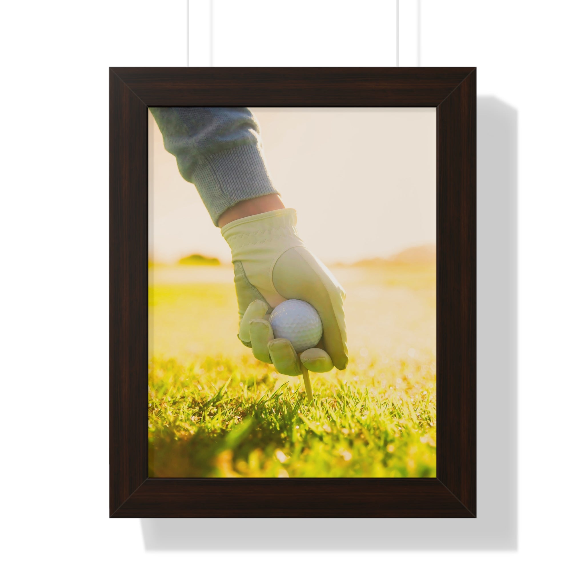 "First Shot Of The Day" - Golf Wall Art