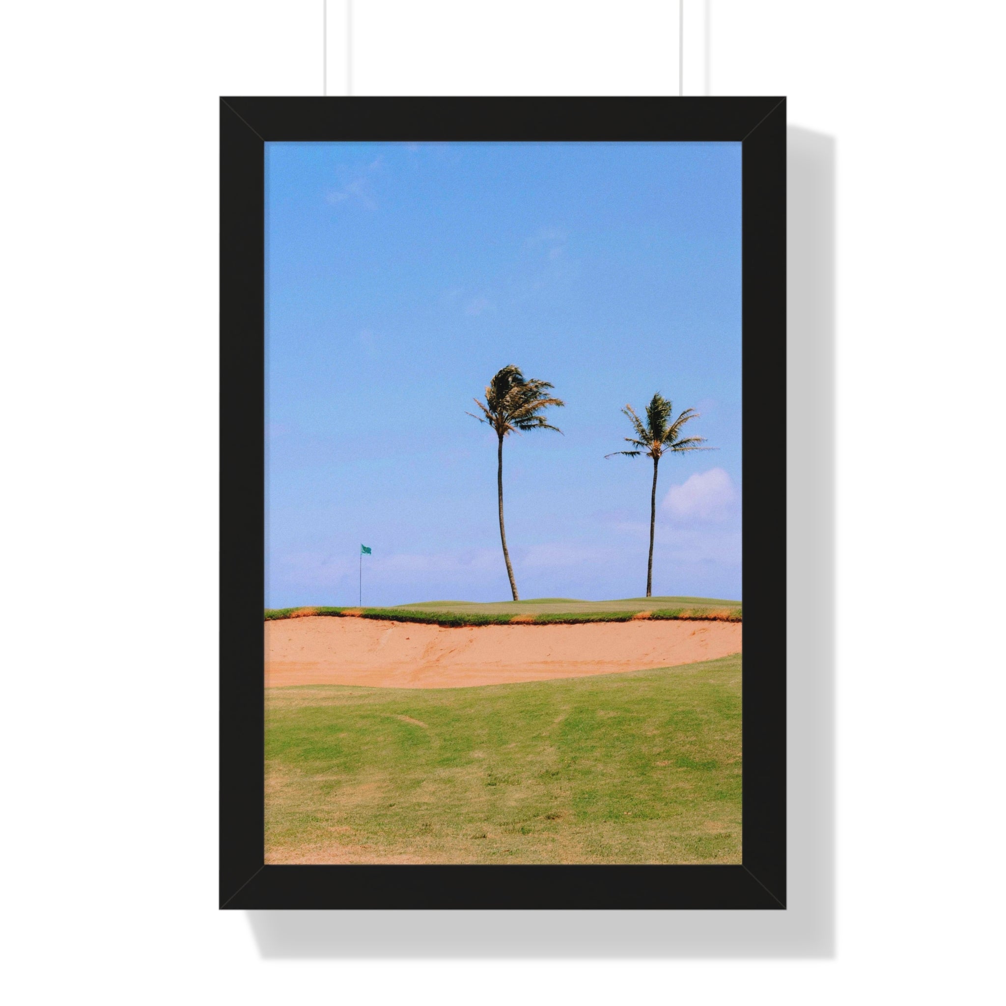 "Beach Golf Course" - Golf Wall Art