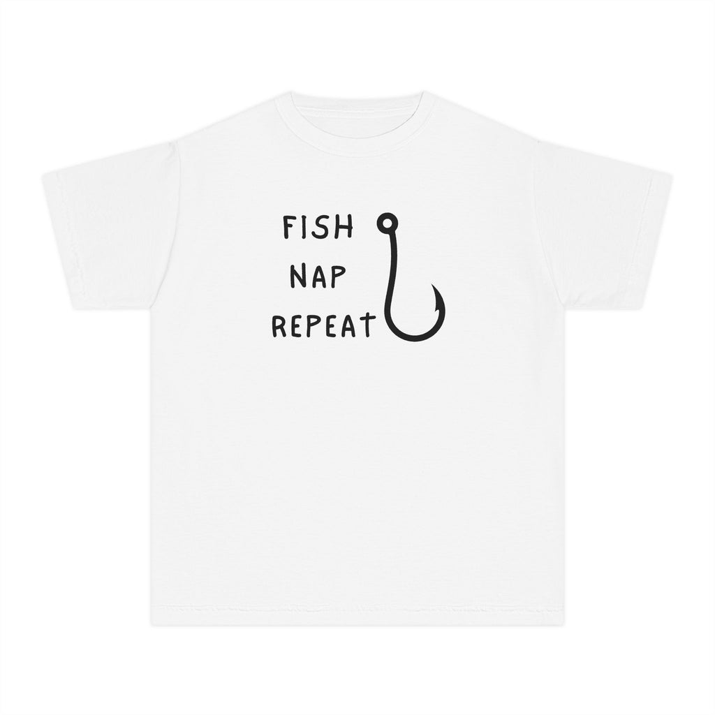 Fish Nap Repeat | Kids Fishing Shirt