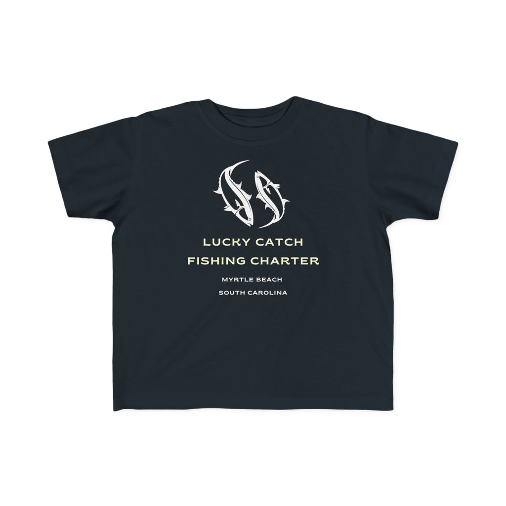 Lucky Catch Fishing Charter | Toddler Fishing Shirt
