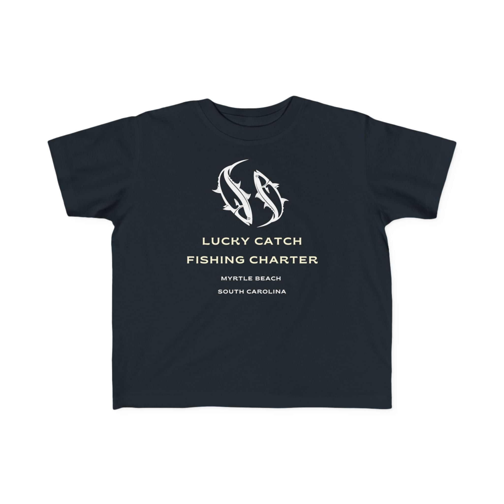 Lucky Catch Fishing Charter | Toddler Fishing Shirt