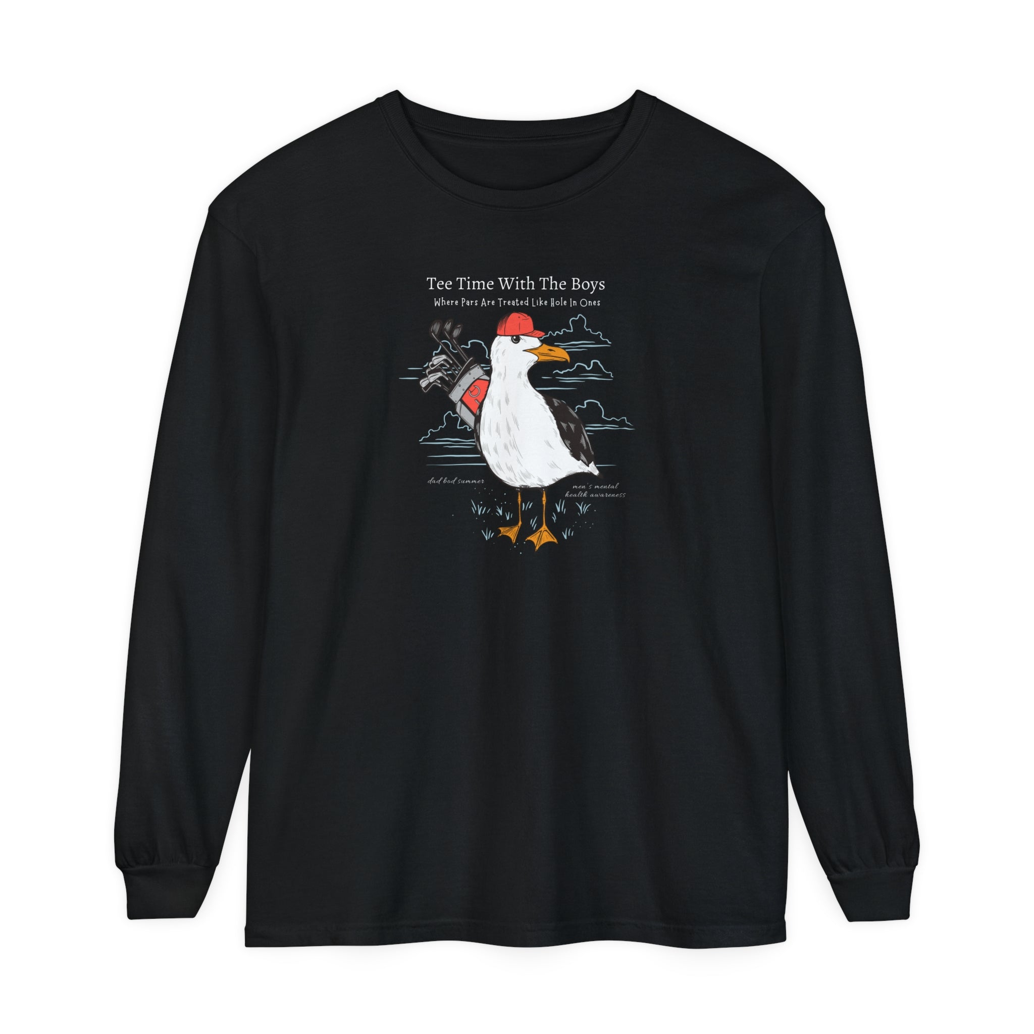 "Tee Time With The Boys" - Long Sleeve Golf Shirt