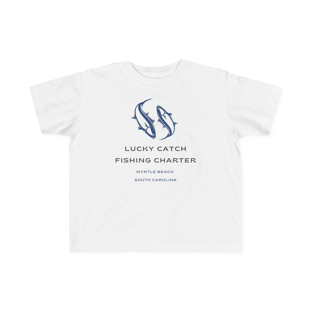 Lucky Catch Fishing Charter | Toddler Fishing Shirt