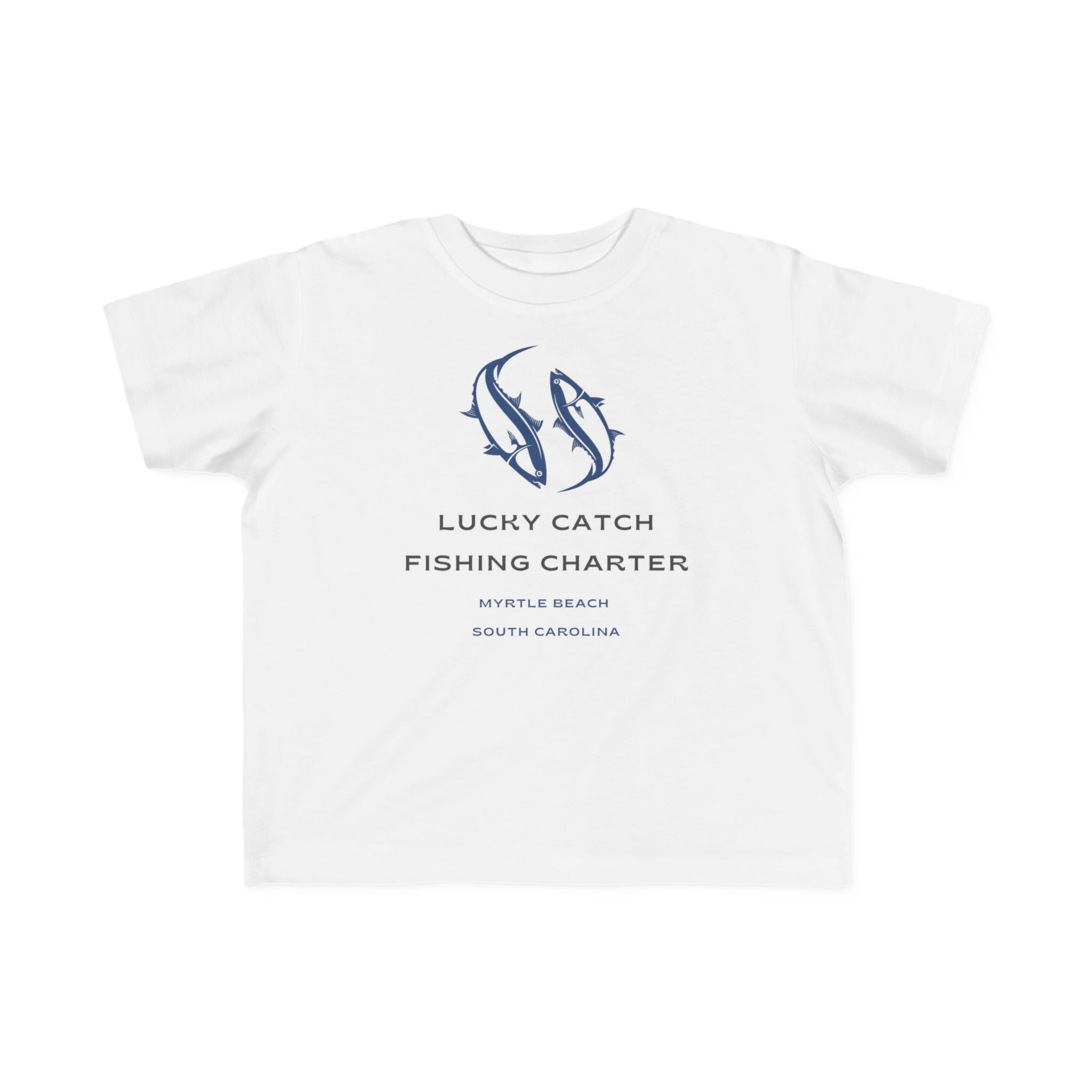 Lucky Catch Fishing Charter | Toddler Fishing Shirt