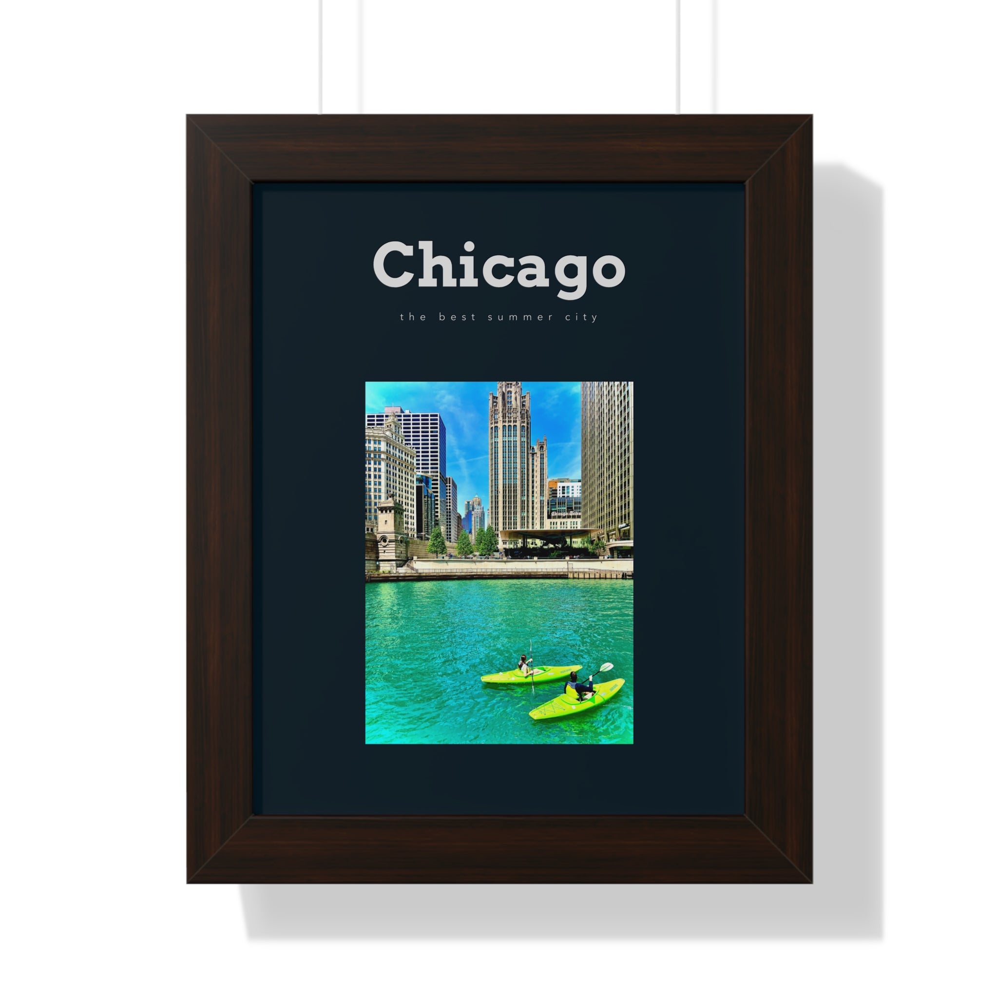 Chicago "The Best Summer City" - Chicago Wall Art - Chicago CIty Wall Art