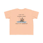 I Got My Fishing Genes From My Grandpop | Toddler Fishing Shirt