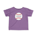 "My Pop Pop Peaked in Little League" - Infant Baseball Shirt