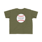 "My Pop Pop Peaked in Little League" - Toddler Baseball Shirt