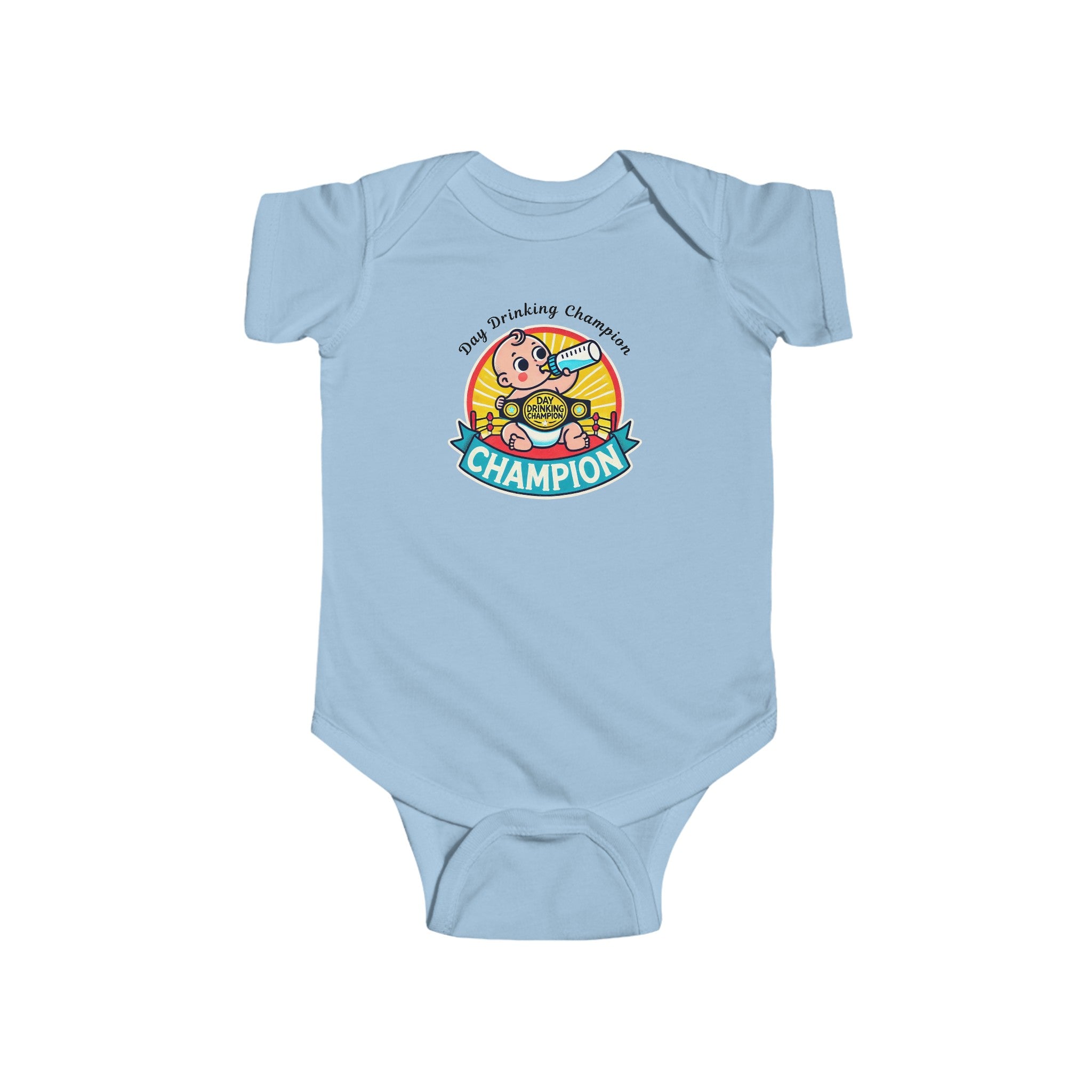 "Day Drinking Champion" - Funny Baby Onesies