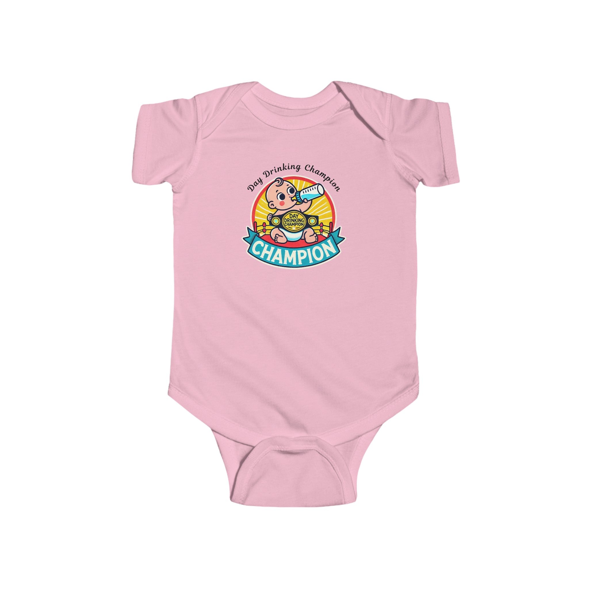 "Day Drinking Champion" - Funny Baby Onesies