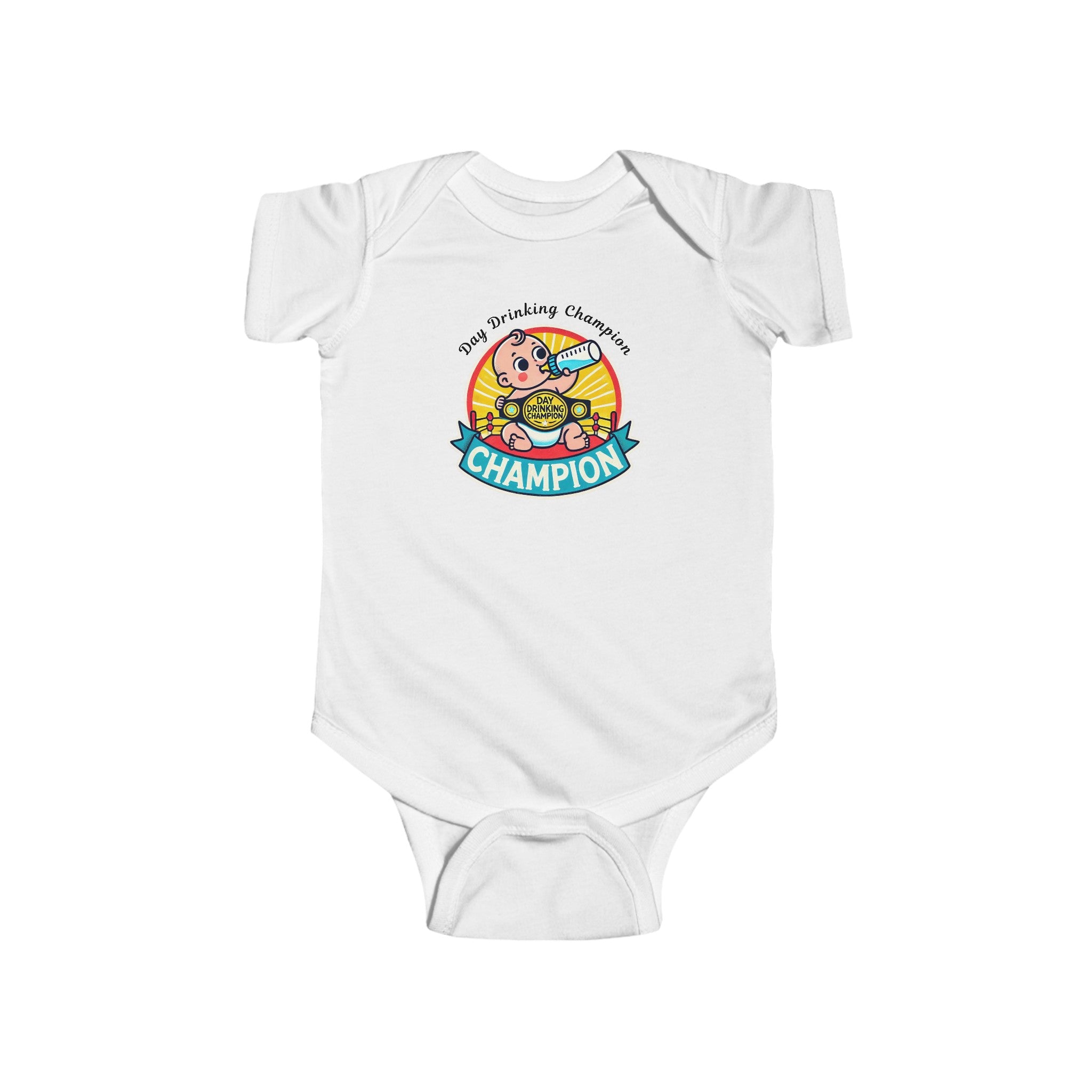 "Day Drinking Champion" - Funny Baby Onesies