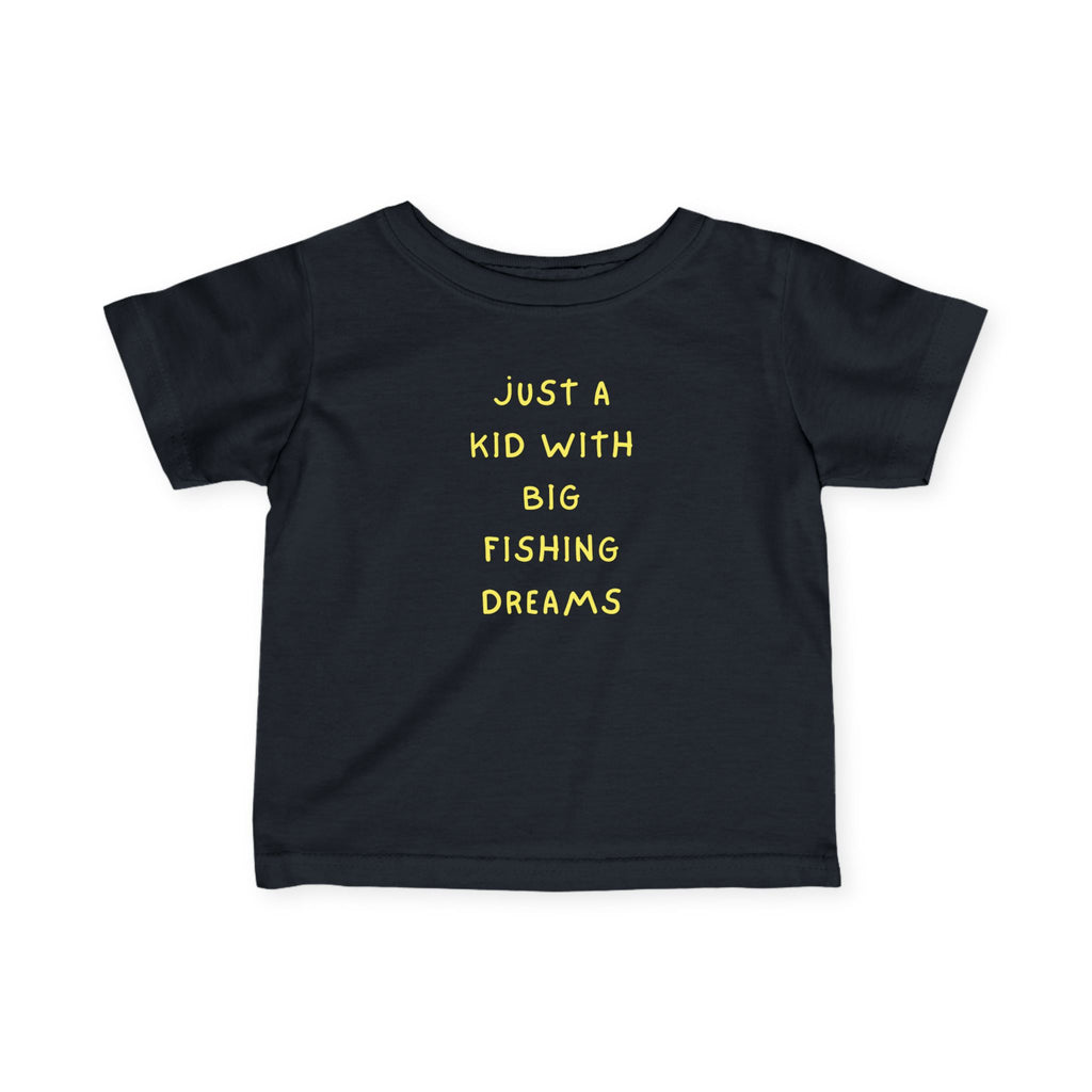 Just A Kid With Fishing Dreams | Baby Fishing Shirts
