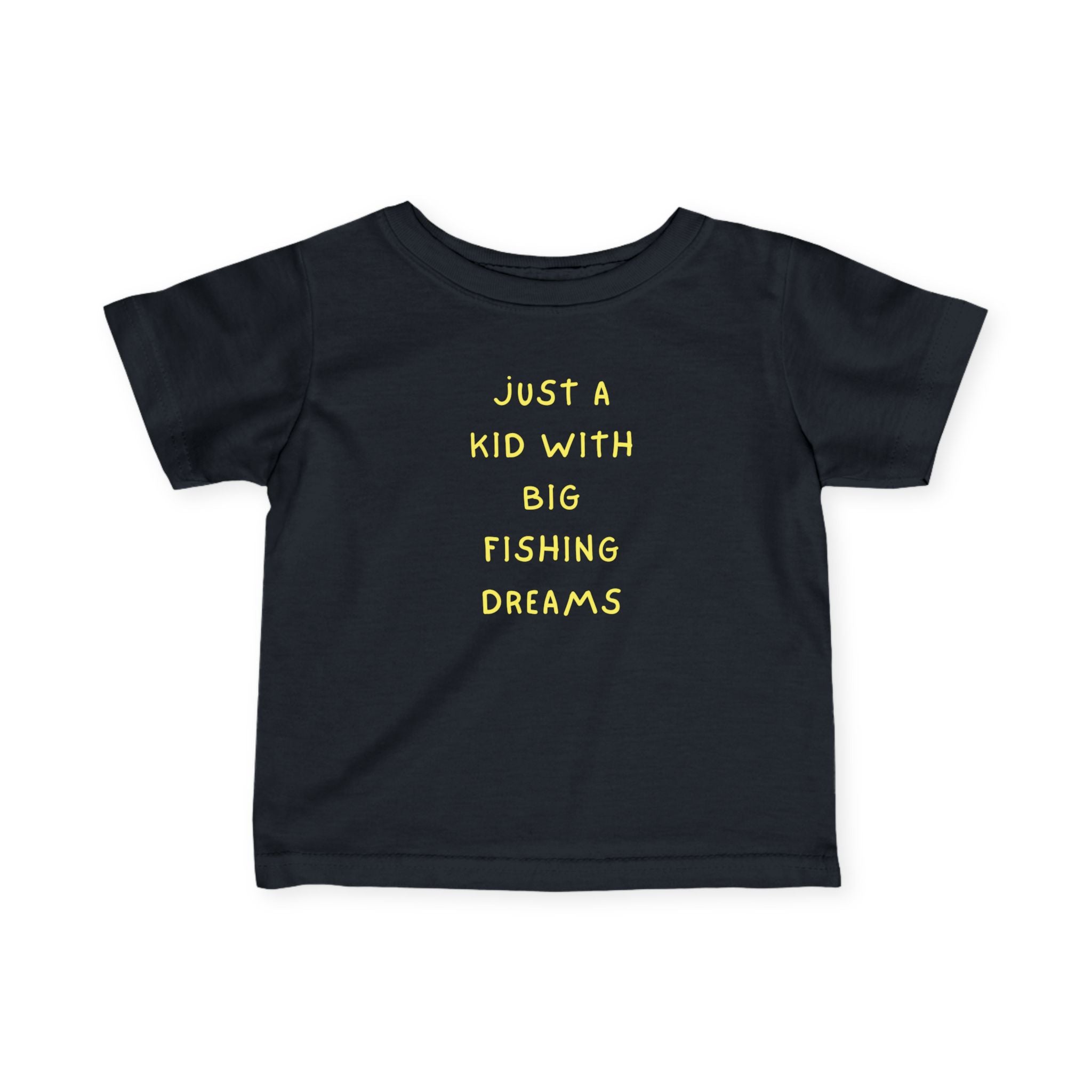 Just A Kid With Fishing Dreams | Baby Fishing Shirts