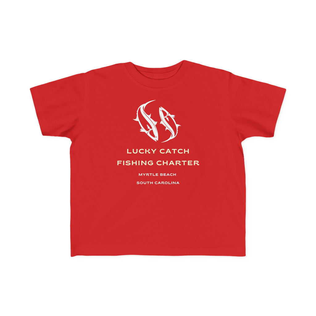 Lucky Catch Fishing Charter | Toddler Fishing Shirt