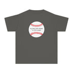 "My Mom Mom Peaked in Little League" - Kids Baseball Shirts