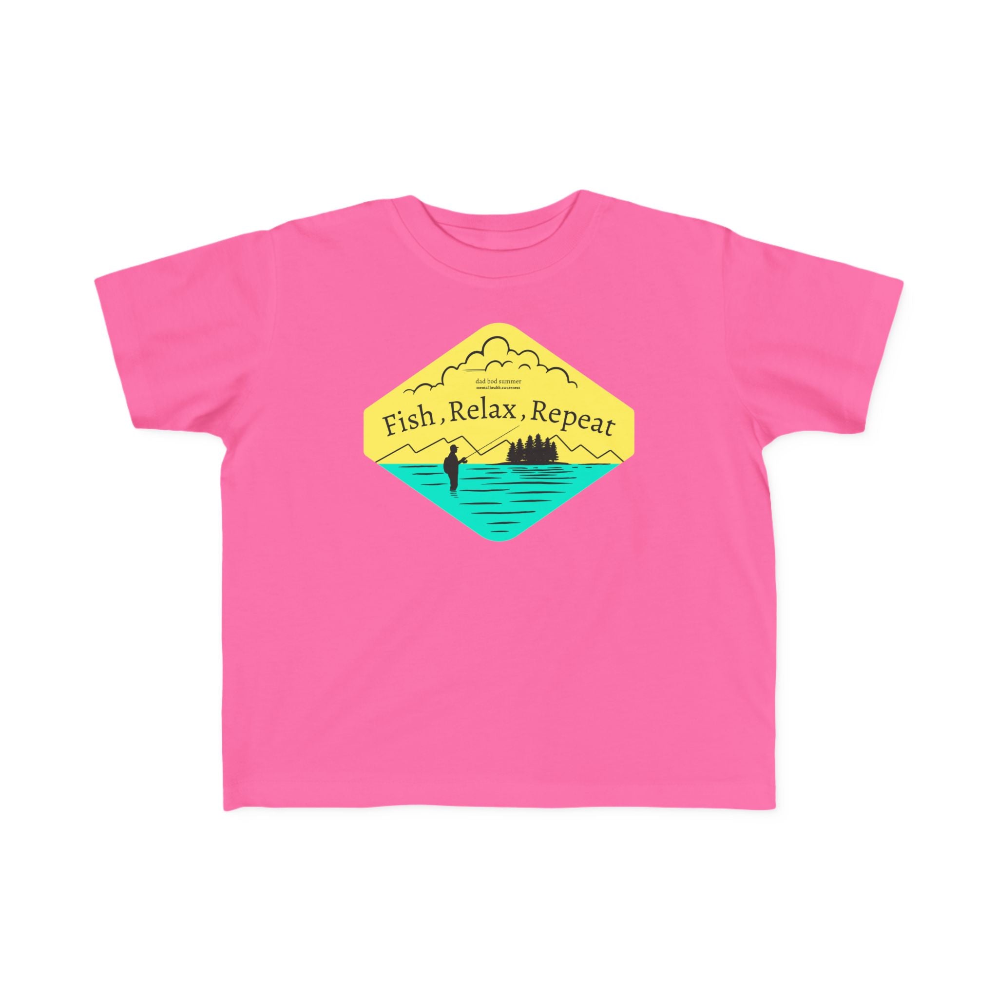 Fish Relax Repeat | Toddler Fishing Shirt